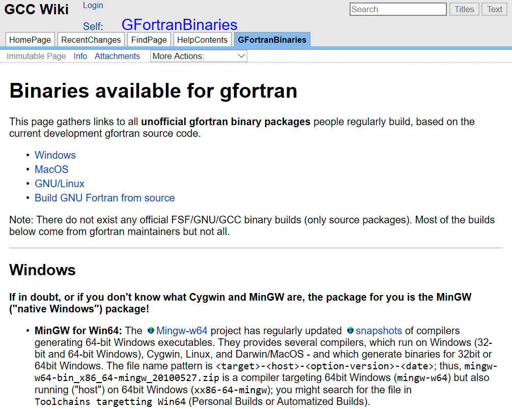 install gfortran windows